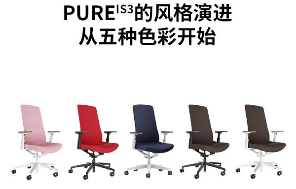 Pureis3人體工學座椅顏色